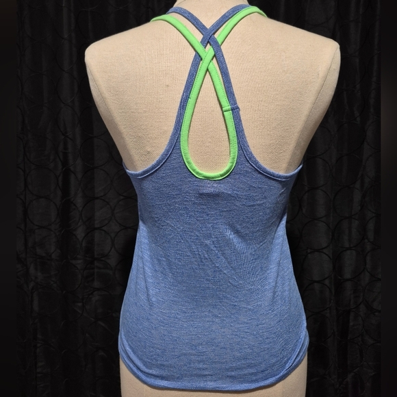 Blue Tank Top with LOVE Graphic - Picture 4 of 5